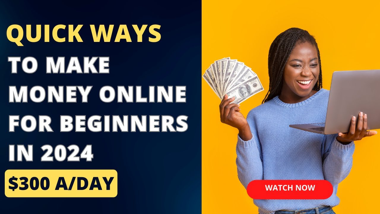 Easiest Way To Make Money Online For Beginners in 2024 ($300/day)