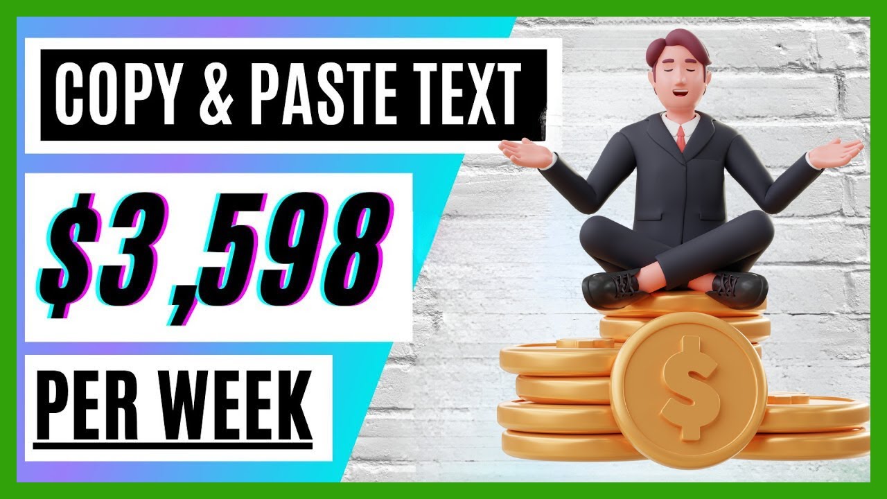 Get Paid 3,598/Week by Copying  Pasting Text